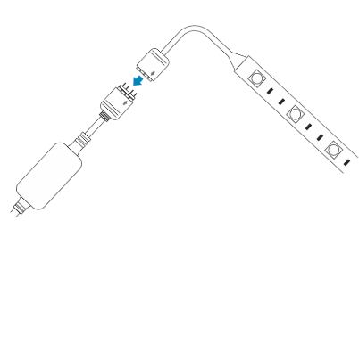 Anschluss-Stecker für ein LED-Panel